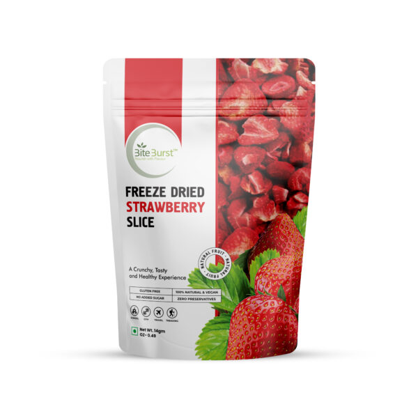 Biteburst Freeze-Dried Strawberry | Crunchy Natural Strawberry Bites