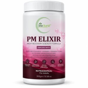 BiteBurst PM Elixir 300 g jar, Night Recovery and Beauty Formula